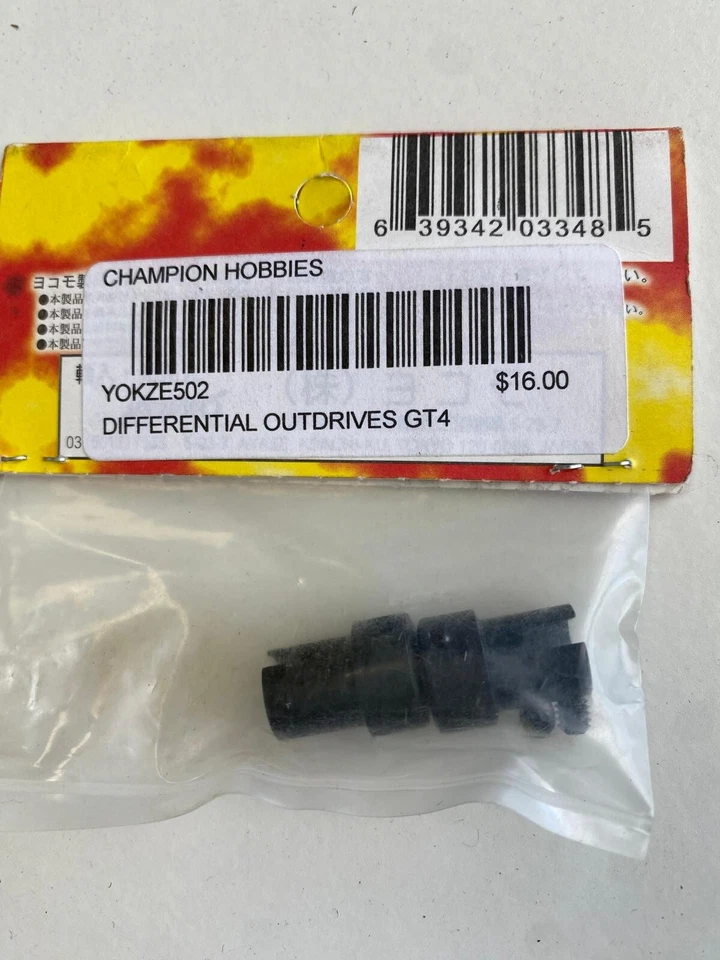 Pieza de coche de radiocontrol vintage Yokomo # ZE-502 unidades diferenciales para GT-4 Foto 1 de 1