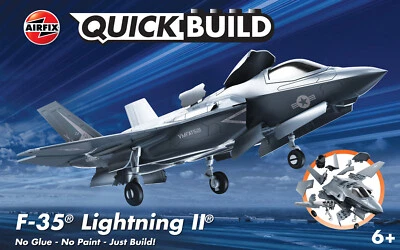 Airfix QUICK BUILD F-35B Lightning II Snap Together Plastic Model Kit J6040 - Image 1 of 4