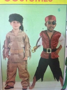 McCalls Sewing Pattern 4163 Childrens Boys Peter Pan Pirate Costume Size 3-8 UC - Picture 1 of 3