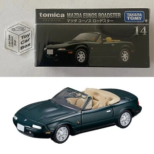TOMICA Premium #14 - Mazda Eunos Roadster MX-5 (Green - 1/57 Scale - Boxed) I50g - Picture 1 of 1