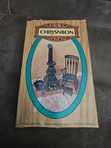 Vintage Chrysnbon Set Kit Dollhouse Pot Belly Stove Chair & More F-260 New - Picture 1 of 6