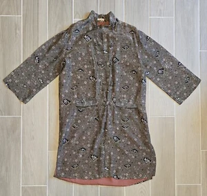 Vintage Japanese Open Kimono Robe Made In Japan - Picture 1 of 18