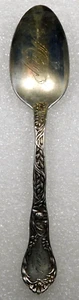 GORHAM STERLING ANTIQUE 1904 Art Nouveau "MAY" Monogram FLORAL SPOON Estate - Picture 1 of 7