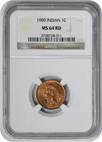 1913-D Lincoln Cent MS66RB NGC Cover