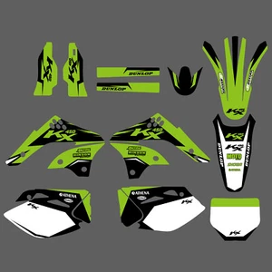 Team Graphics Backgrounds Decals Kit For Kawasaki KXF 450 KX450F 2006 2007 2008 - Picture 1 of 1