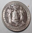 1895 Lewiston Maine Centennial "Half Dollar" Silver high relief Proof finish