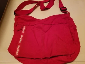 Cherokee Red Canvas Crossbody Laptop Storage Travel Bag New No Tag Compartments - Picture 1 of 3