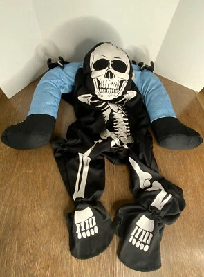 Ride On Carry Me Niños Calavera 3D Esqueleto Espíritu Halloween Disfraz Juvenil Talla Única Foto 1 de 4