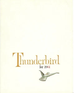 1961 Ford Thunderbird Hardtop Convertible NOS Dealer Sales Brochure - Picture 1 of 1