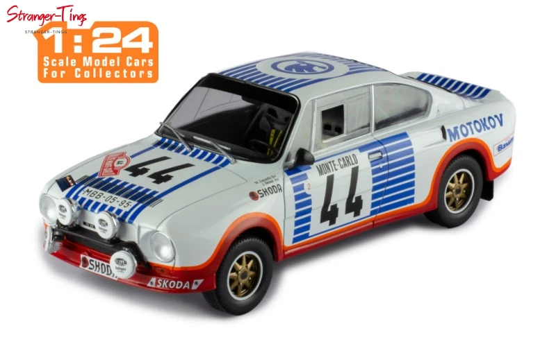 IXO Skoda 130 RS #44 Rallye WM Rally Monte Carlo 1977 M.Zapadlo 1/24 Scale - Image 1 of 1