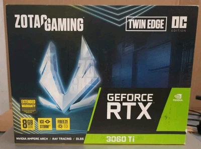 Zotac Gaming GeForce RTX 3060 Ti Twin Edge OC 8GB/NEW - Image 1 of 4