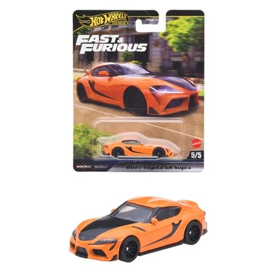 Hot Wheels The Fast And Furious 2021 Toyota Gr. Supra Orange Giocattolo Mini Car - Immagine 1 di 4