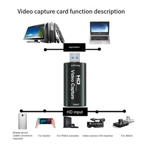 Professional Conference Broadcasts Streaming Board USB Capture Card 4K 60FPS - Photo 1/12
