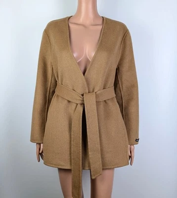 Blazer/chaqueta/cardigan para mujer Talbots camel con cinturón doble cara talla M Foto 1 de 4