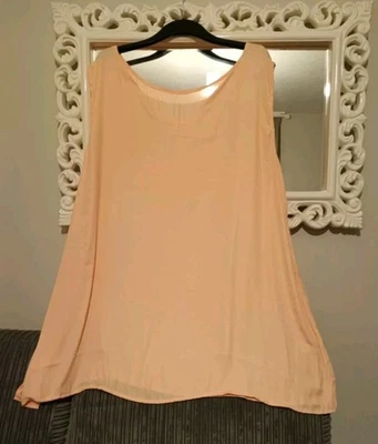 New Woman Peach Midi Length Slips Under Dress Slip Size 30/32 — 第 1/4 张图片