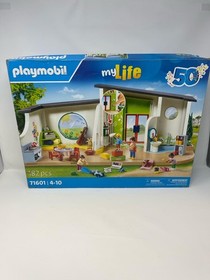 PLAYMOBIL MyLife 71601 The Rainbow Day Center, Large Nursery Set with Numerous