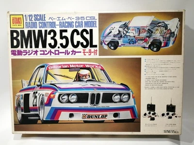 Otaki Radio Control Kit Car BMW 3.5CSL 1/12 Scale NO missing part Used with Box - Image 1 of 4