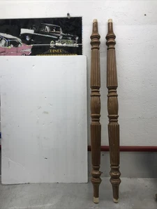 Wood Spindles, Architectural Salvage Furniture House Trim Post Reclaimed Wood￼￼ - Picture 1 of 10