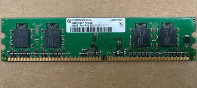 INFINEON RAM - 256MB 1Rx16 PC2-3200U-333-11-C1 (HYS64T32000HU-5-A) - Image 1 of 2