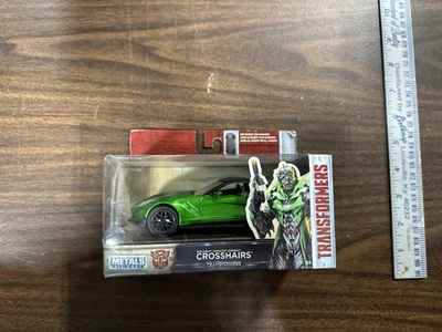 TRANSFORMERS 5 2016 Crosshairs Chevy Corvette Stingray Jada Diecast 8" 1:24 H8 - Image 1 of 2