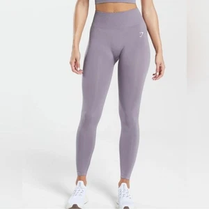 NWT Gymshark Everyday Seamless Leggings Size Medium Purple High Rise - Picture 1 of 8