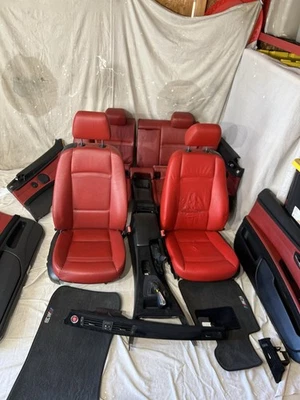 07-13 OEM E92 CORAL RED FULL INTERIOR - Image 1 of 4
