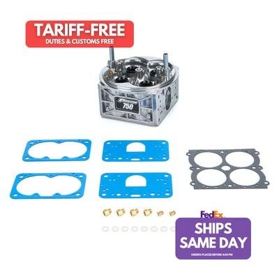 Proform 67217, Kit Natural Aluminum 750Cfm Carburetor Main Body Performance Part - Image 1 of 4