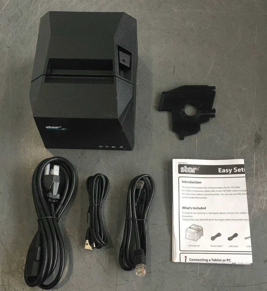 Star Micronics TSP100A Receipt Printer Point of Sale Auto-Cutter TSP143IV-UE - Image 1 of 4