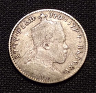 1895 1903 Ethiopia gersh 1/20 birr lion of judah xf au rare silver world coin