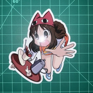 Azumanga Daioh Ayumu Kasuga Anime Uv Waterproof Sticker 3.50”x4” - Picture 1 of 3