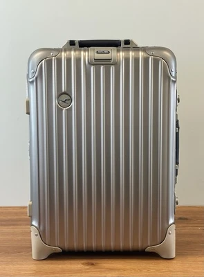 Rimowa Lufthansa Topas Privat Jet Cabin Trolley 2 Rollen (pre LVMH) 32 Liter NEU - Bild 1 von 4