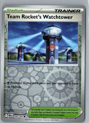 Team Rocket's Watchtower Uncommon SV10: Destined Rivals 180/182 NM - Image 1 of 2