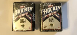 (2) 1990-91 Upper Deck High Series Hockey SELLADO DE FÁBRICA Juegos CARGADO HOF RC - Imagen 1 de 1
