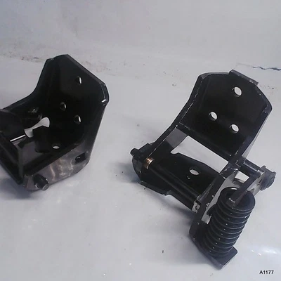 Black 2 PCS Upper and Lower Hinges for 1970-1981 Chevrolet Camaro Door Hinges - Image 1 of 4