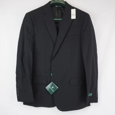 B By Brooks Brothers Wool Stretch Classic Fit Suit Jacket In Black Mens Size 42R - Image 1 of 4