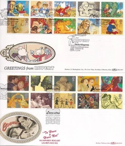 GB 1994-97 Four Benham Silk Greetings Stamps Official FDC's - Imagen 1 de 2
