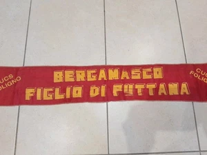 SCIARPA ULTRAS CUCS ROMA SEZIONE FOLIGNO ANTI ATALANTA NO ADESIVO FEDAYN - Foto 1 di 14