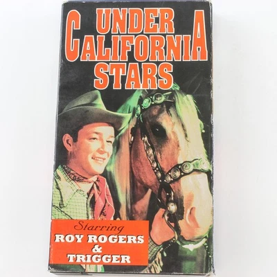 Under California Stars VHS Roy Rogers & Trigger 1993 Vintage Film Classic - Image 1 of 4