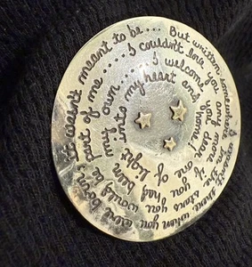 Vtg Rare Story Pin Margie Lombard Signed 14K & Sterling Silver Brooch Pin 2000 - Picture 1 of 6