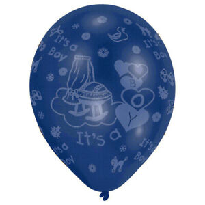 Latexballons Pullerparty - 10 Stk Luftballons blau - Ballon Junge It's a boy