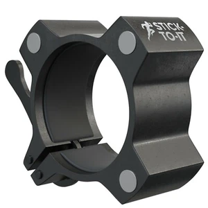 Barbell Collars - Magnetic Barbell Clamps for Weightlifting Stick-To-It Fitness - Picture 1 of 10
