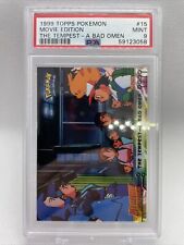 1999 Topps Movie Edition The Tempest A Bad Omen #15 BLUE Logo PSA 9