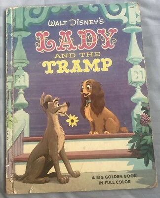 Walt Disney’s Lady And The Tramp - Un gran libro dorado a todo color 1955 Foto 1 de 4