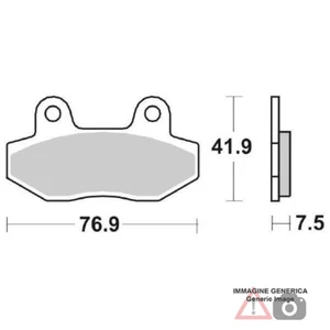 PASTIGLIE FRENO ANTERIORE DX-SX HYOSUNG GT Comet S 650 05/06 SBS 814HF - Foto 1 di 1