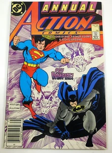 1987 Action Comics Annual a DC Comic Book Superman Batman - Picture 1 of 3