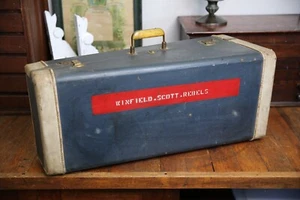 Vintage Getzen Elkhorn Baritone Horn Bugle Trombone Antique Instrument Case ONLY - Picture 1 of 16