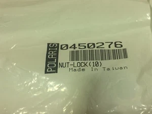 QTY 2 OEM Polaris Scrambler OutLaw Sportsman Predator Phoenix Lock Nut 0450276 - Picture 1 of 1