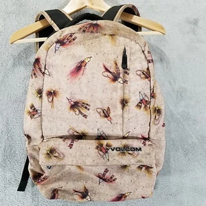 Volcom Backpack Brown Fly Fishing Allover Print - Imagen 1 de 11