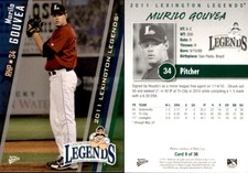 Murilo Gouvea 2011 MultiAd Lexington Legends #9 Card *AutographDen*