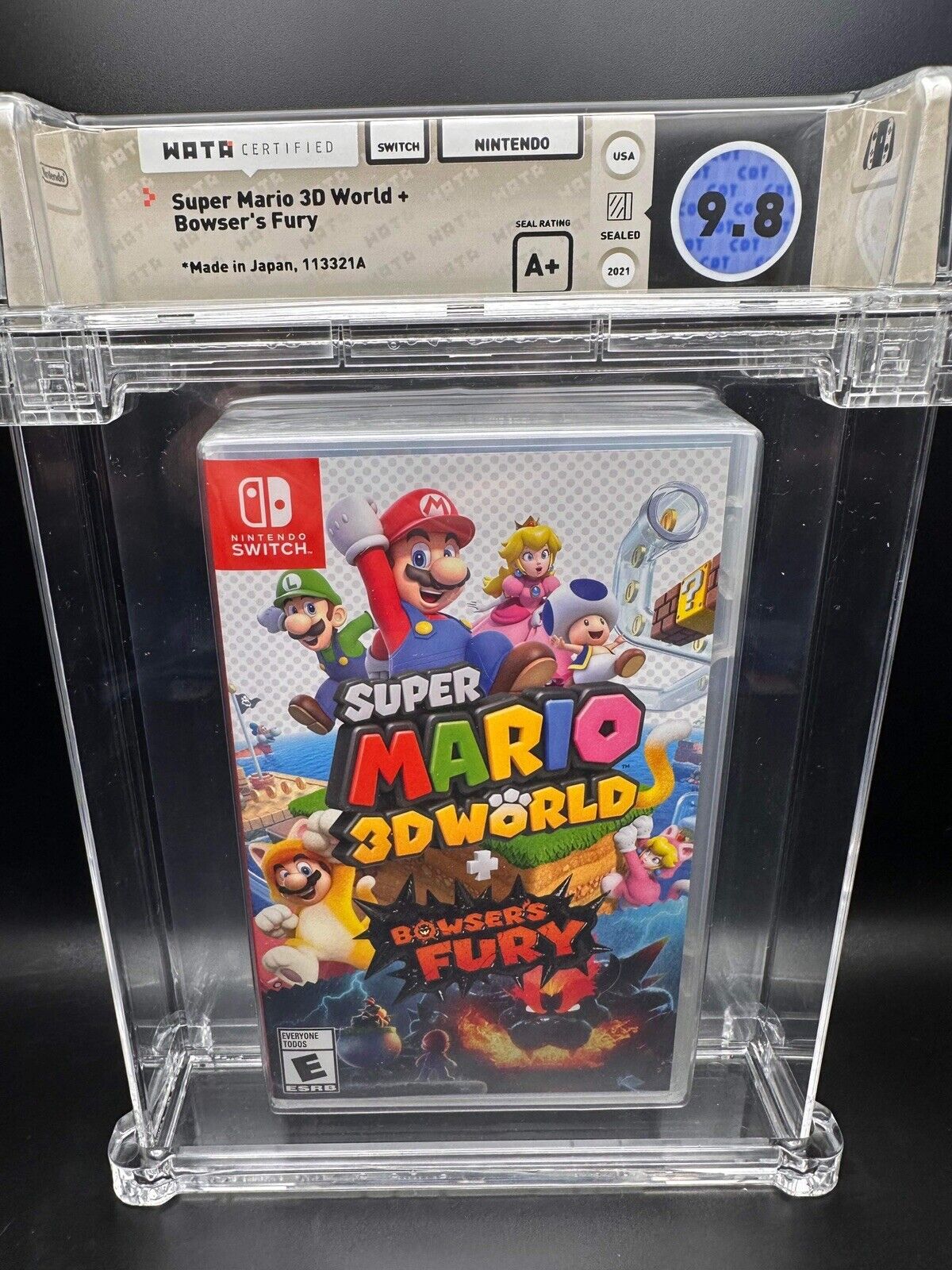Super Mario 3D World + Bowser's Fury WATA 9.8 A+ - Nintendo Switch